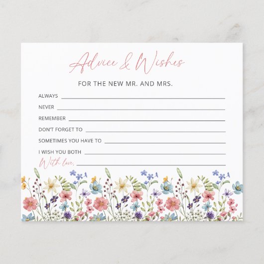 蝶エレガントの野花のアドバイスと願い (正面)