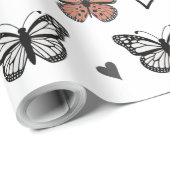 蝶エレガントデザイン、トランスフォーラッピング紙 ラッピングペーパー (ロールコーナー)