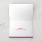 蝶エレガントフローラ折り畳み金箔カード 箔シーズンカード (内側レイダウン)