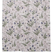 蝶エレガントフローラ シャワーカーテン (正面)