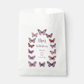 蝶エレガントブライダルシャワーアーチカスタム フェイバーバッグ (正面)