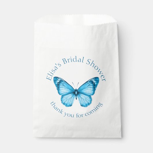 蝶エレガントブライダルシャワーカスタム フェイバーバッグ (正面)