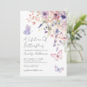 蝶エレガントブライダルシャワー 招待状 (スタンド正面)