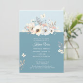 蝶エレガント命日フローラ 招待状 (スタンド正面)