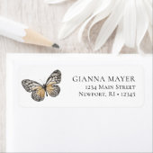 蝶エレガント山花卒業 ラベル (インサイチュ)