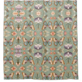 蝶エレガント師 シャワーカーテン (正面)