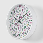 蝶エレガント形時計 壁時計 (傾斜)