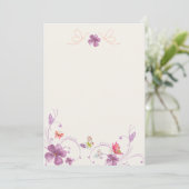 蝶エレガント林カ空白のード 招待状 (スタンド正面)