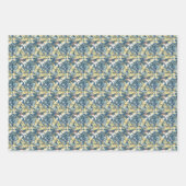 蝶エレガント植物切り離しギフト ラッピングペーパーシート (正面3)