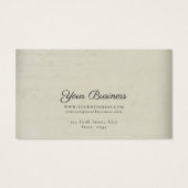 蝶エレガント水平ジュエリー表示カード (裏面)