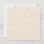 蝶エレガント結婚式招待状 招待状 (裏面)