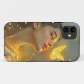 蝶エレガント美しい電話ケース Case-Mate iPhoneケース (裏面(横))