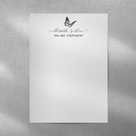 蝶エレガント美人請求明細書 レターヘッド