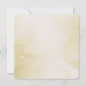 蝶エレガント自然クラシック招待 招待状 (裏面)