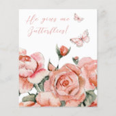 蝶エレガント茶フローラシャワービンゴゲーム (裏面)