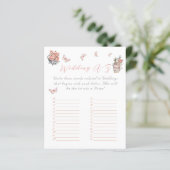 蝶エレガント茶フローラブライダルシャワーゲーム (スタンド正面)