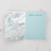 蝶エレガント誕生日箔挨拶カード 箔グリーティングカード (内側レイダウン)