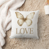 蝶エレガント「愛」枕 クッション (ブランケット)