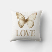 蝶エレガント「愛」枕 クッション (裏面)