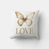 蝶エレガント「愛」枕 クッション (正面)