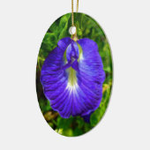 蝶エンドウ豆 セラミックオーナメント (左)