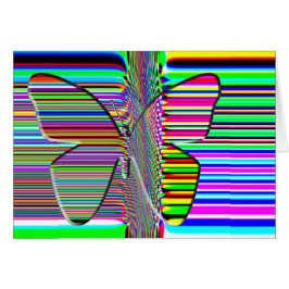 蝶オップアートカード