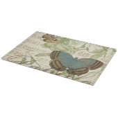 蝶オンシート音楽フローラデザイン カッティングボード (角)