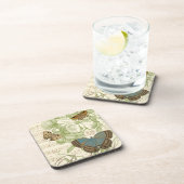 蝶オンシート音楽フローラデザイン コースター (右側)