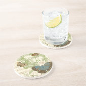 蝶オンシート音楽フローラデザイン コースター (側面)