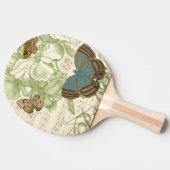 蝶オンシート音楽フローラデザイン 卓球ラケット (横)