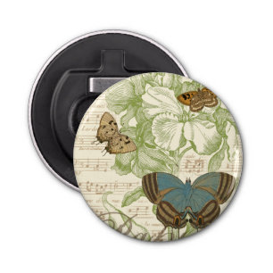 蝶オンシート音楽フローラデザイン 栓抜き