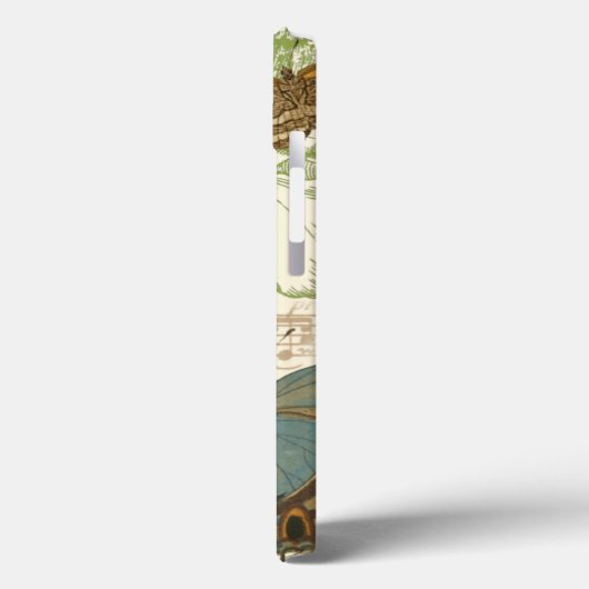 蝶オンシート音楽フローラデザイン Case-Mate iPhoneケース (裏面 / 左)