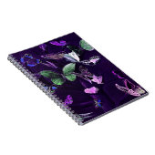 蝶オンパープル ノートブック (右側)