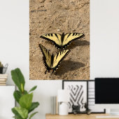 蝶オンビーチ ポスター (ホームオフィス)