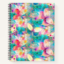 蝶オンフラワーフィールドアクアターコイズ