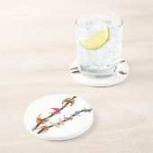 蝶オン・ア・ブランチ コースター (側面)