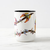 蝶オン・ア・ブランチ ツートーンマグカップ (中央)