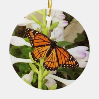 蝶オーナメント セラミックオーナメント