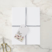 蝶カスタマイズかわいらし可能なイースターギフトラベル ギフトタグ (より糸付き)