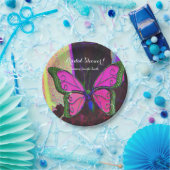 蝶カスタムな紙皿 ペーパープレート (パーティー)