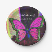 蝶カスタムな紙皿 ペーパープレート (正面)