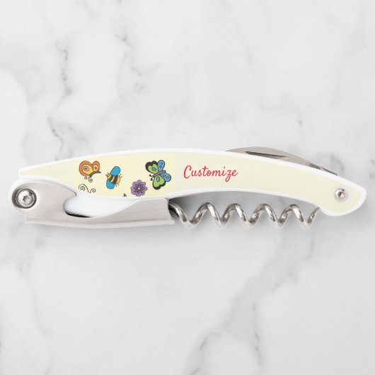 蝶カタツムリ昆虫サンダー_コーブ ソムリエナイフ (正面)