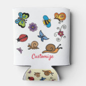 蝶カタツムリ昆虫サンダー_Cov 缶クーラー (裏面)