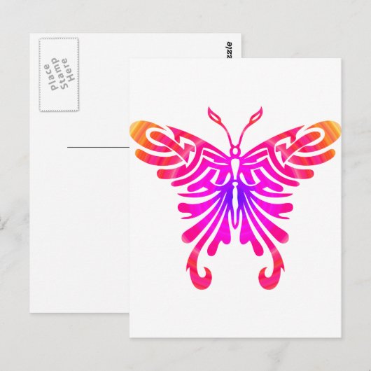 蝶カッコいい ポストカード (正面/裏面)