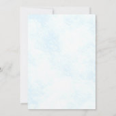 蝶カップルの生涯の応援シャワー 招待状 (裏面)