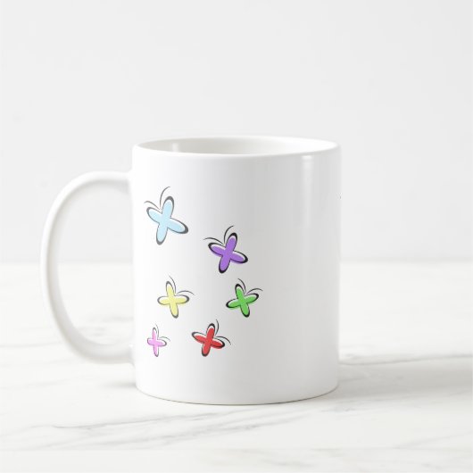 蝶カップ コーヒーマグカップ (左)