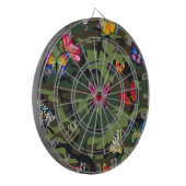 蝶カモフラージュ ダーツボード (正面左)
