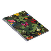 蝶カモフラージュ ノートブック (右側)