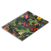 蝶カモフラージュ ノートブック (左側)