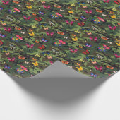 蝶カモフラージュ ラッピングペーパー (角)